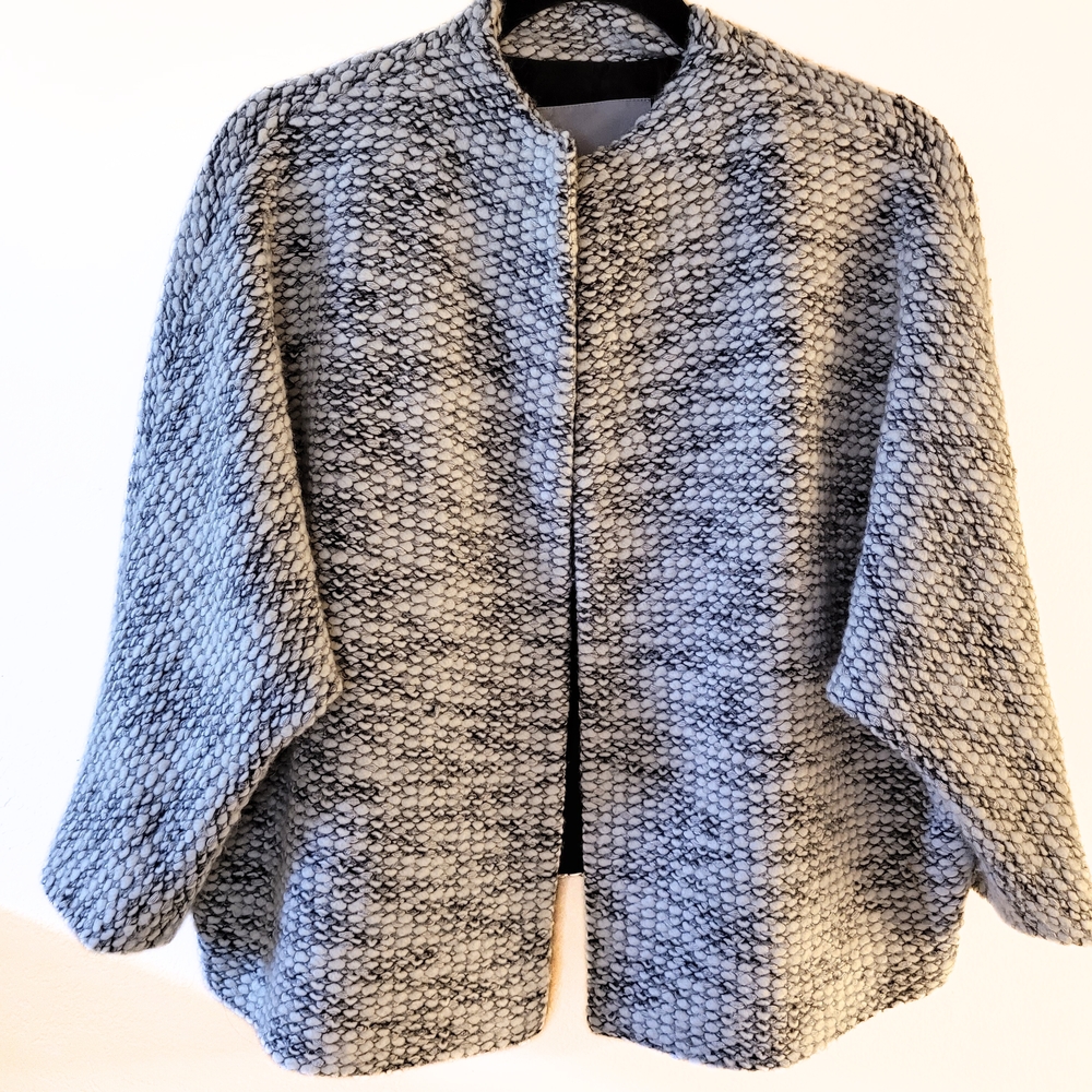 Classiques Entier Gray Textured Jacket